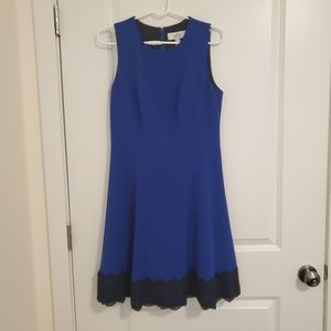 Badgley Mischka Blue Dress Size 10 worn once